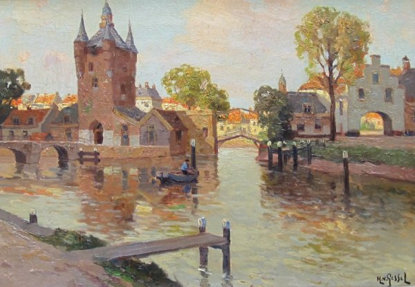 Gerard Delfgaauw - Gezicht op Zierikzee