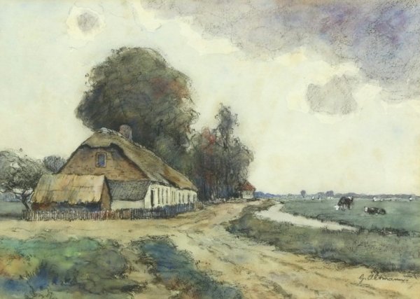 Gerard Altmann - Hollands landschap