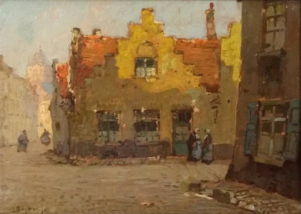 Herman Bogman jr - Stadsgezicht Brugge