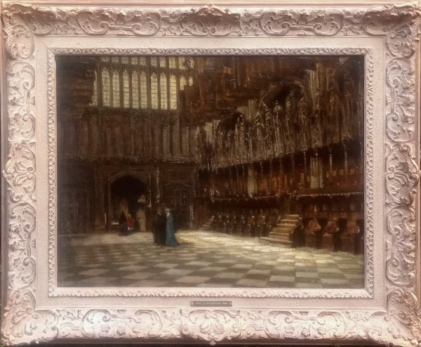 Jan  (roepnaam Ko) Cossaar - Chapel of Henry VII in Westminster Abbey te Londen