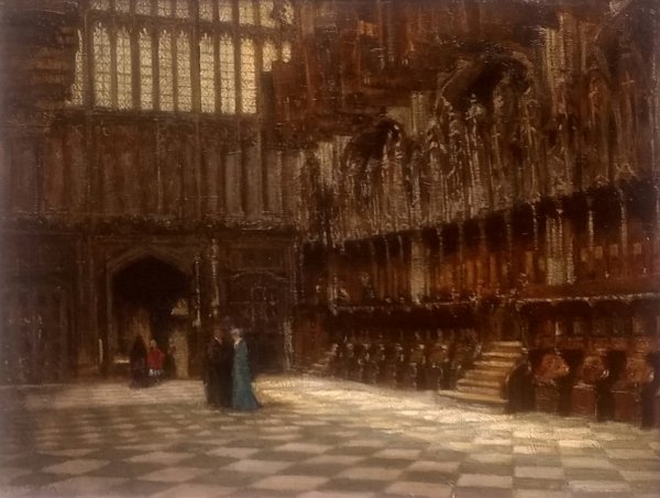 Jan  (roepnaam Ko) Cossaar - Chapel of Henry VII in Westminster Abbey te Londen