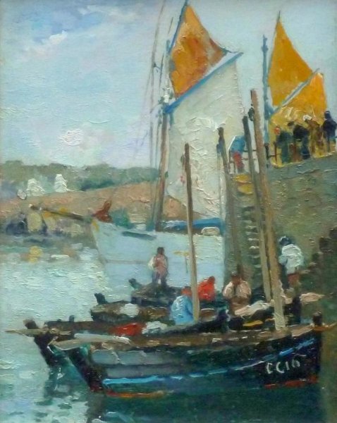 Willem (W.A.) Knip - Haven van Concarneau