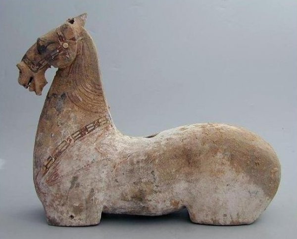 Chinese Archeologie - 2 Shandong Horses Met Oxford TL test (verkocht)